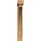 Ekena Millwork Thorton Block Smooth Bracket w/ Offset Brace, Western Red Cedar, 5 1/2"W x 32"D x 40"H BKT0604X32X40THR05SWR - alternate 2